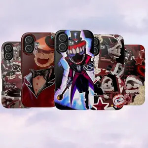Caine Phone Case, The Digital Circus, Creepy Teeth iPhone Cover, Dark Cartoon - Compatible with iPhone 11–17 & More (Check Available Sizes)