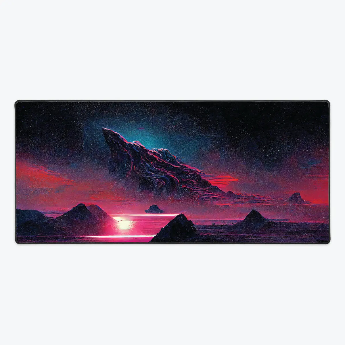 Celestial Mountains Extended Desk Mouse Pad, Non-Slip Mouse Mat, Durable Gaming Accessories for Computer Desktops