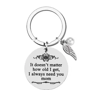 "I Need You Mom" Sweet Meaningful Keychain – Mother's Day Gifts for Mom from Daughter Son, Mom Birthday & Valentine's Day & Christmas Gifts Mother Keyring
