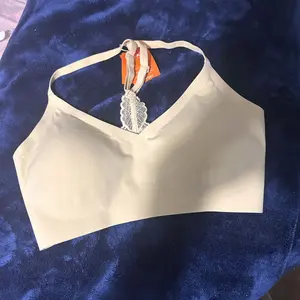 Lusait Mothersdaygift Lace Jelly Bra Bralettes for Women Pullover Bra Seamless Wireless Deep V Racerback Comfort Padded Everyday Tshirt Bra