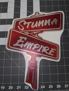 Stunna Empire Sign Decal for Cars or Trucks | Truck Club Decal 12"