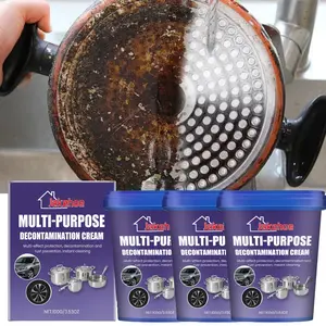 Non-Toxic Stainless Steel Polish & Cleaner 3PCS- Scratch-Free Formula, Safe for Cookware & Fridges. Brings Back Mirror Finish