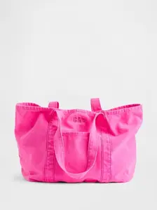 Women Gap Logo Tote Bag - Neon Pink Glow