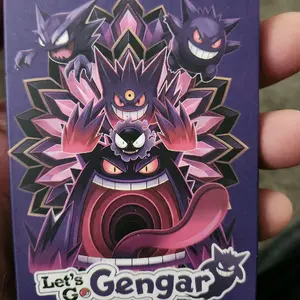 Lets go gengar metal card