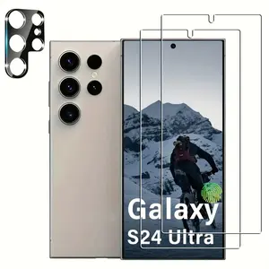 Ultimate Screen Protection for Samsung Galaxy S26/S26 Plus/S26 Ultra/S25 S24 S23 S22 Ultra S25 S24 S23 S22 Plus FE - 2 Pack Tempered Glass Screen Protector - Anti-Scratch, Anti-Fingerprint, High Clarity, Bubble Free, ...