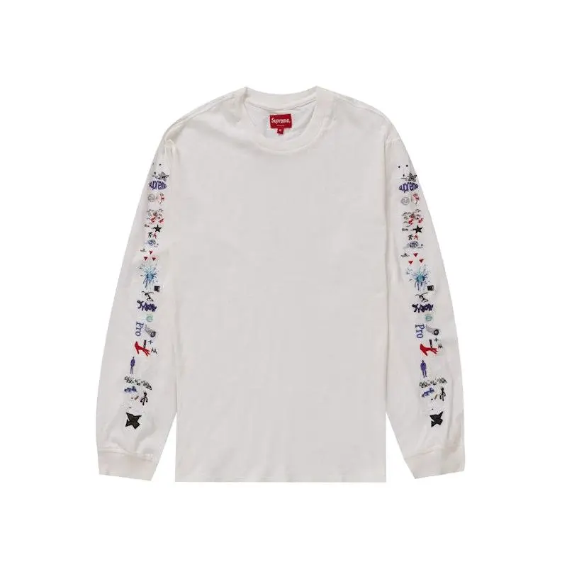 Supreme Men's AOI Icons L/S Top White, from StockX