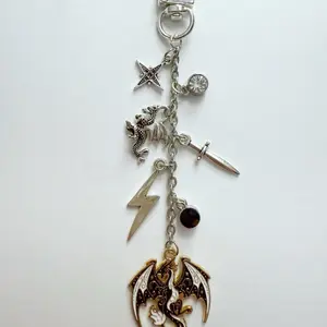 Dragon & Lightning Kindle Charm: Fourth Wing Inspired Bookish Accessory