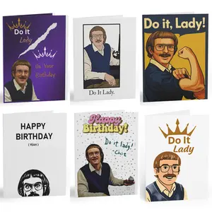 Chit Do It Lady Greeting Card, Do it all Everything, At Once Card, The Office Sketch Comedy Print, Meme Viral TikTok Funny Birthday Card