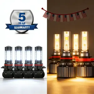 All-Weather Warrior 6PCS LED Headlight Kit 9005/H11/9006 600% Brighter 50,000 Hours 4-Layer Cooling Plug-and-Play for Cars & Trucks AllWeatherLED 4LayerCooling OffRoadLights TruckLife DesertReady