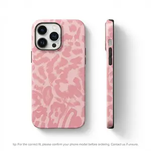 Pink Leopard Print iPhone Case for iPhone 17 16 15 14 13 12 11 Summer Phone Case High Quality Rugged Protection Teenage Girl Gift Ultimate Protection Zero Compromise