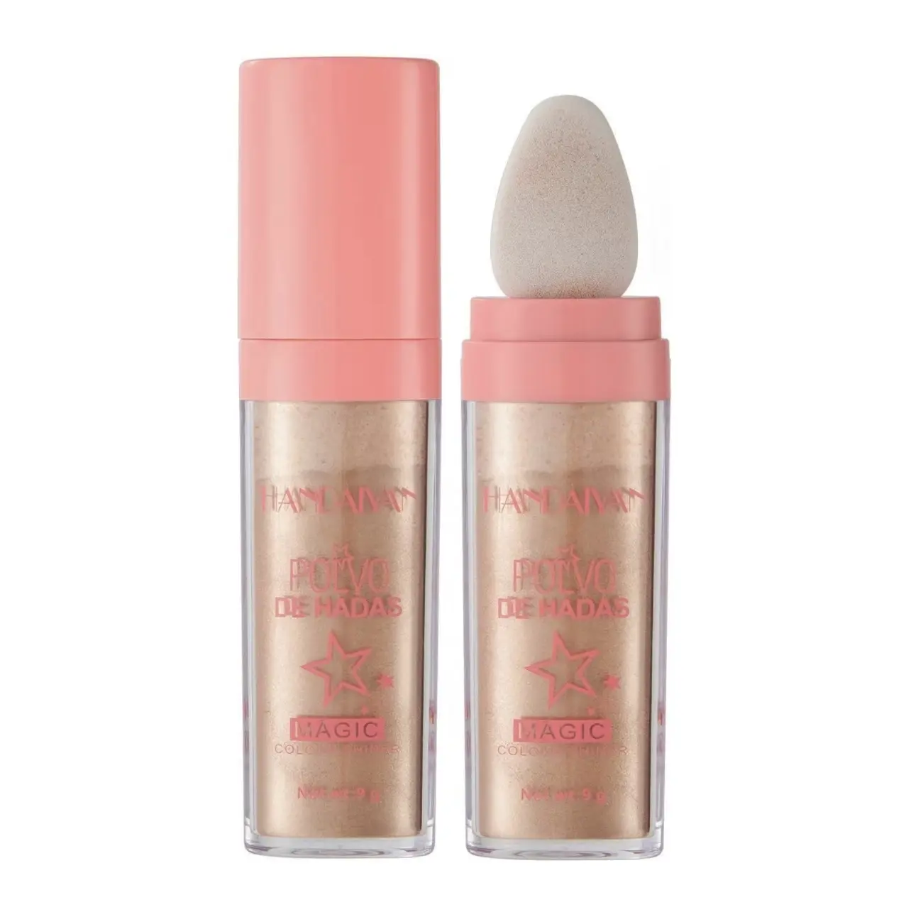 Fairy Dust Highlighting Powder - Full Body Pearlescent Glitter for Face and Eyes, Sparkling Party Holiday Body Glitter High Shine Makeup Magic Shimmer Illuminator Highlighter Long Lasting Shimmering Glowy Highlighter Bronzer