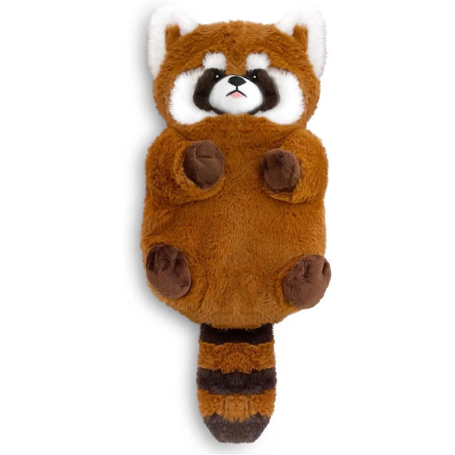 P-PDT040    Red Panda Microwave Heating Pad- 17"x8" Cozy Plush, Microwavable Stuffed Animal - Natural Moist Heat Pack for Cramps,Neck Shoulder, Muscles & Joint with Washable Cover,Unscented