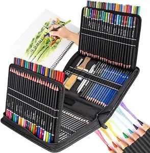 146PCS Art Supplies Drawing Kit, Pencils for Sketching - Include Colored, Graphite, Metallic, Charcoal Pencil, Ideal Gift Beginners & Professional Artists Teens Adults, 145 Piece Set