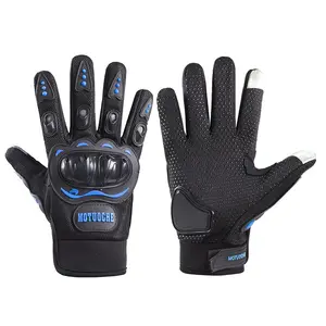 Autumn Racing Gloves Unisex Warm Motorcycle Off-Road Anti-Slip Touchscreen All-Season Riding Gloves, Men & Women
