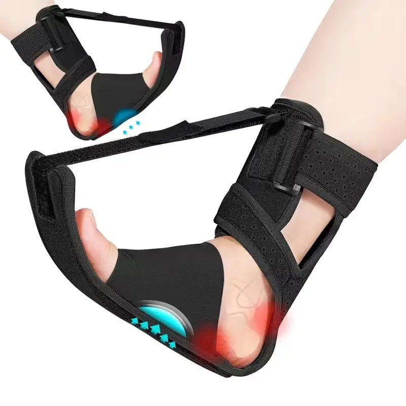Plantar Fasciitis Night Splint – Adjustable Dorsal Foot Brace with Arch Support, Memory Foam Cushioning, Complete Ankle Support for Men & Women | Heel Pain Relief, Drop Foot, Achilles Tendonitis