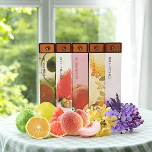 Multi-Scent Mini Incense Sticks 10.5cm Portable Handmade Aroma Incense For Home Travel Relax 5 Scents Mix 40 Count
