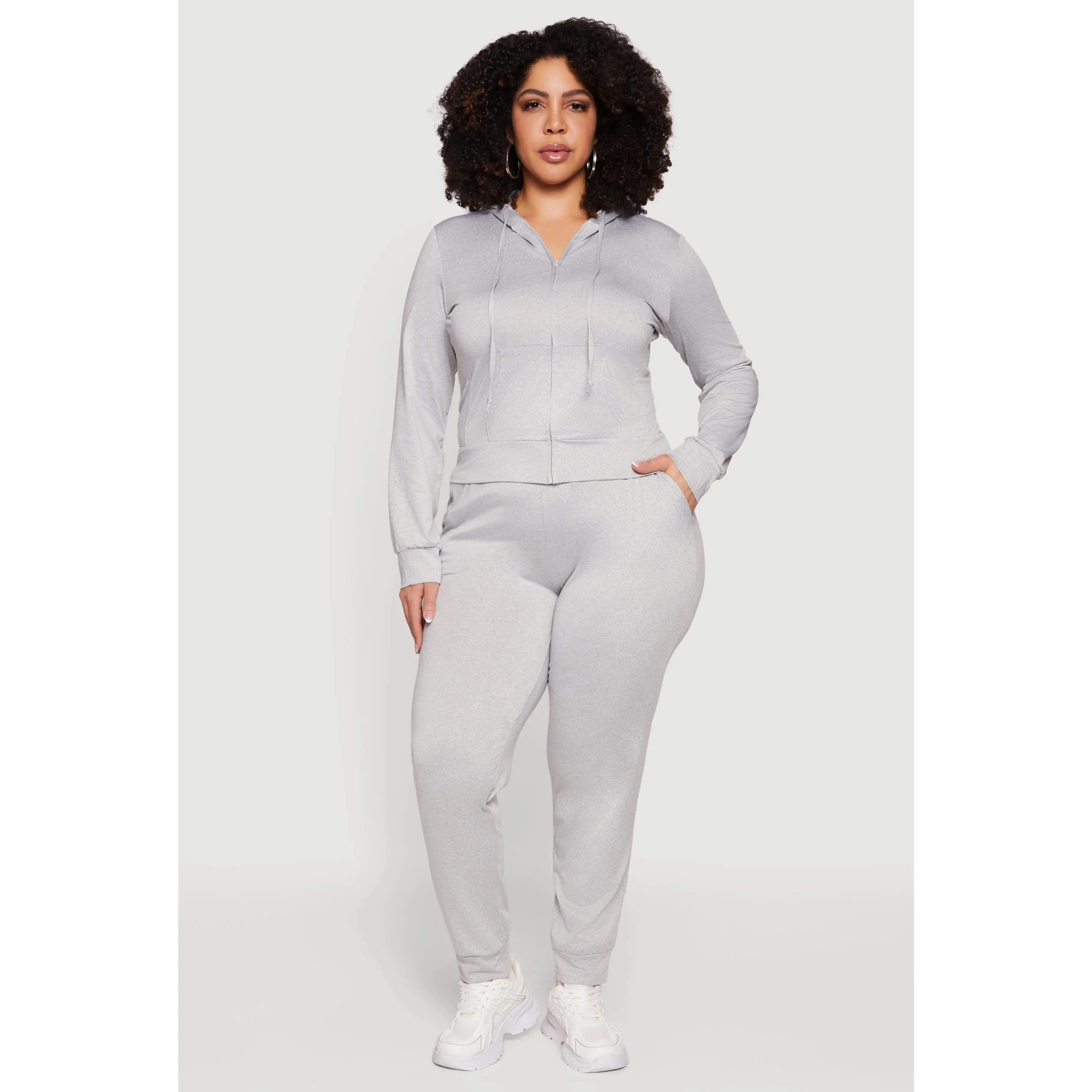 Plus Size Drawstring Joggers