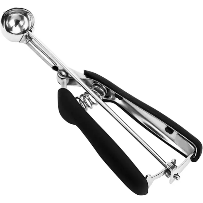 Cookie Scoop, 18/8 Stainless Steel Cookie Scooper, Cookie Scoops for Baking, 2Tsp/10ml/ 0.34oz Tbsp Cookie Dough Scoop, Ice Cream Scooper with Trigger Release, Cookie Scooper for Baking( # 100/30mm)