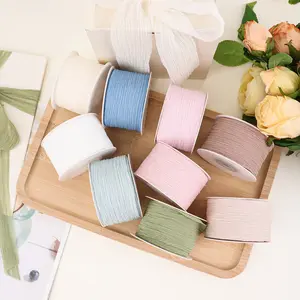 10 Yards High-Quality Chiffon Transparent Ribbon 1.5 Inch Wide, 9 Color Options, Wedding Bouquets, Gift Wrapping, Valentine's Day, Birthday, DIY Decorations