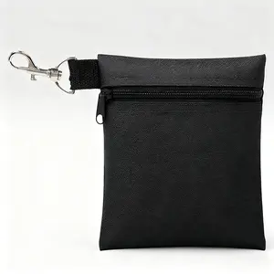 Multifunctional Golf Ball Bag with Zipper, Metal Lobster Clasp, Unisex Valuable Item Storage Pouch, Ideal Gift for Men and Women Golf Pack