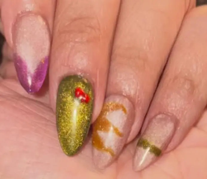 Custom Luxe Design Press On Nails