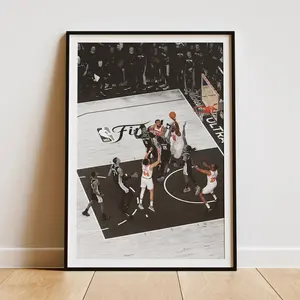 [Unframed] Knicks Basketball Finals 2026 Poster, OG Anunoby Game Winner Print, New York Knicks Fan Gift, Basketball Finals Wall Art