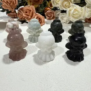 Various Crystal Guardian Angel Statues Decorative Angel Statues Ornaments Art Collection Gifts 3count for Bedroom Studio Display from China
