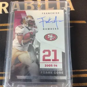 2022 panini franchise numbers frank gore autograph