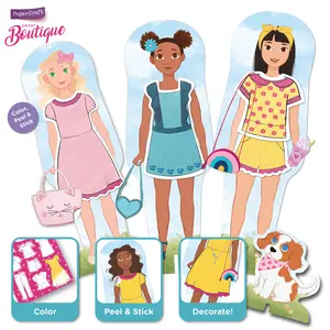 Educational Insights PaperCraft Sweet Boutique, Paper Dolls, Fashion Boutique Toy, Ages 3+
