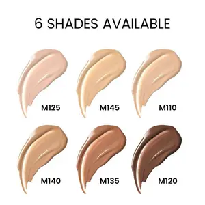 Sarahi Beltran LLC X Muñequita’s Creations High Coverage Matte Waterproof Concealer 16-Hour Hydration & Wear Formula for Flawless Finish - Makeup Foundation Cosmetic M120-M145 Shades