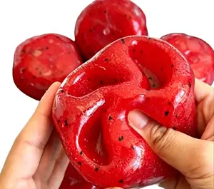 New Watermelon Slush Squeeze Toy - Realistic Food Squishy, Ultra Stretchy Stress Relief Fidget Toy for Anxiety, Great Hobby Collectible