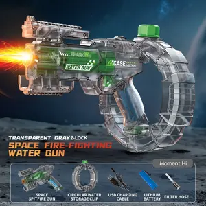 Transform Linkage Space Fire Fighting Water Gun Realistic Muzzle Design for Kids - Fun and Safe Playtime