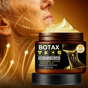 BOTAX Neck Cream contains collagen, retinol, peptides, and hyaluronic acid to moisturize and smooth the skin of the neck, resulting in more vibrant and youthful skin with long-term use.