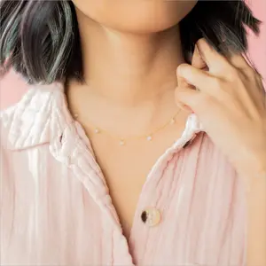 Opal Choker Necklace - October Necklace