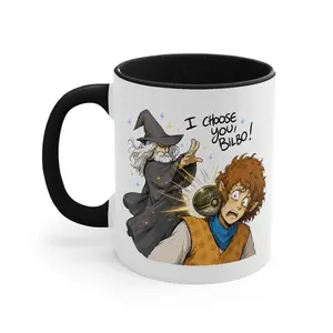 LOTR Mug, Funny LOTRings Mug, I Choose U Accent Mug, LOTRings Mug, Gift For Friends, Meme Mug