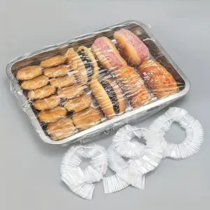 120pcs of Large Transparent Disposable Plastic Wrap - Suitable for Snacks, Fruits, Vegetables, And Bread Made from Food-Safe Polypropylene Material - Versatile Storage for Home Or Restaurant Use