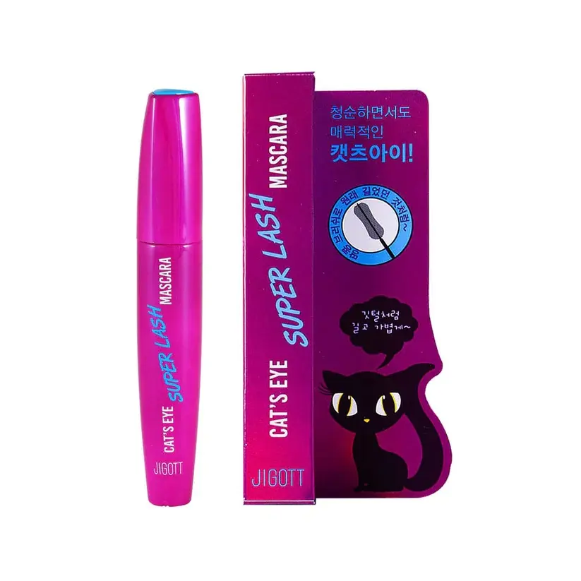 Jigott Cat's Eye Super Lash Mascara -0.42oz/12g - Makeup Cosmetic Mascara