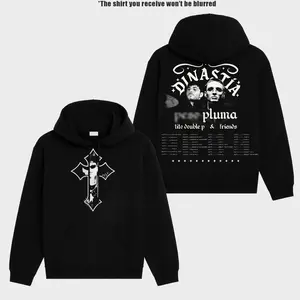 P Pluma Dinastía Tour 2026 Unisex Oversized Cotton Hoodie Sweater T-Shirt, The La Doble P Hoodie Sweater T-Shirt , Vintage Music Merch Sweatshirt Hoodie T-Shirt, Latin Music Graphic Tee, New Album Gift For Fans