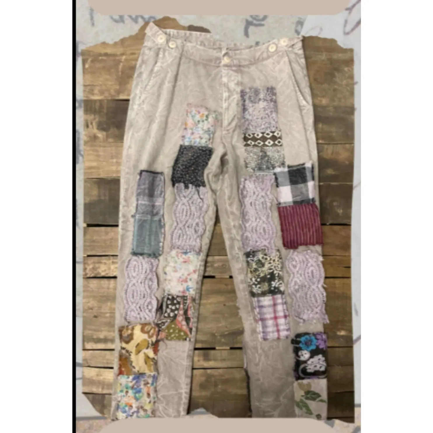 Preorder Traveling On Pants Mixed Patched - End Oct