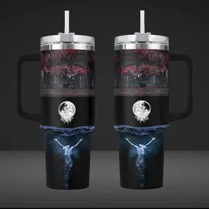 Sleep Token Lamb Tumbler 40oz 20oz Rock Music Custom Cup 40 oz Tumbler With Handle, Tumbler 20oz No Handle, Gifts For Fans