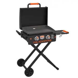 Blackstone 8061614 On The Go 2 Burner Liquid Propane Outdoor Griddle - Black Blackstone 8061614 On The Go 2 Burner Liquid Propane Outdoor Griddle - Black