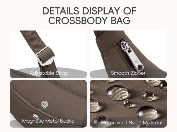 [NEW IN]WESTBRONCO Puffy Simple Versatile Bag Lightweight Puffer Crescent Handbags for Women Waterproof Daily Shoulder Crossbody Bag with Adjustable Stap&Multi-Pockets Casual Trendy Gym Work Hobo Purse Bag TikTokShopStockUp