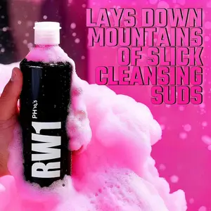 1L/33.82Oz Pink High-Foam Concentrated Car Wash - Effectively Cleans Without Stripping, Removes Contaminants, Softens And Breaks Down Dirt, Suitable for Cars, Trucks, Suvs, Motorcycles, And Rvs, Concentrated Formula for Best Results, Car Wash Cleaner