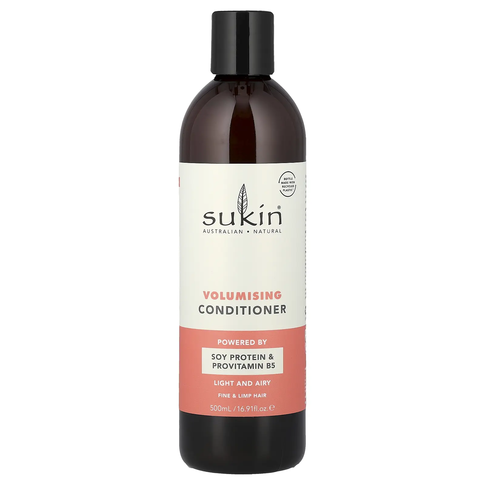 Sukin Volumising Conditioner, Fine & Limp Hair, 16.91 fl oz (500 ml)