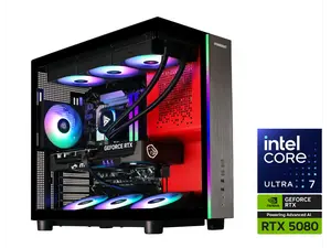 STORMCRAFT Gaming PC PHANTOM INTEL Core Ultra 7 265F NVIDIA RTX 5080 - AI Powered 32GB DDR5 6000MHz RGB 2TB NVMe SSD 360mm AIO 850W PSU Windows 11 Home-PH265F0CC-580N1