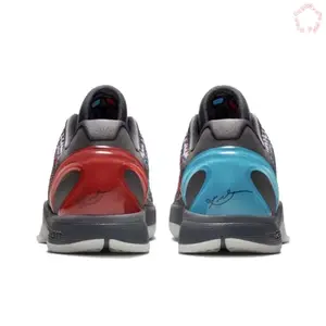 Iridescent Gradient Printed Basketball Sneakers, 3D Textured Upper & Cushioned Midsole, For Indoor Court Training, Reduces Foot Fatigue During Intense Games