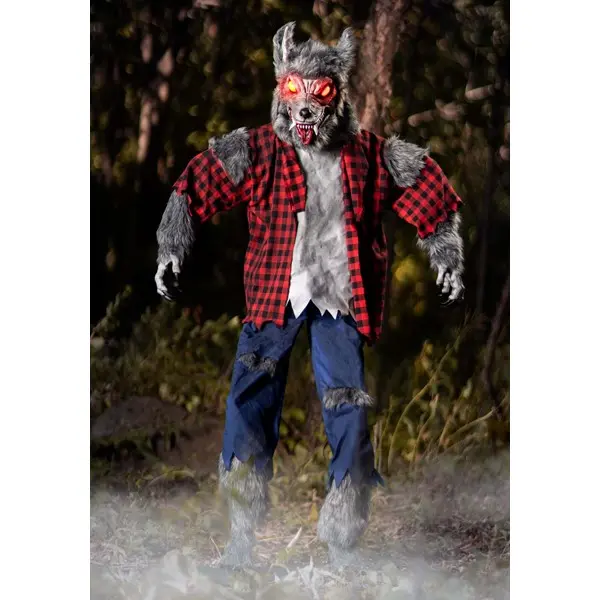 Animated Classic Werewolf Halloween Decoration