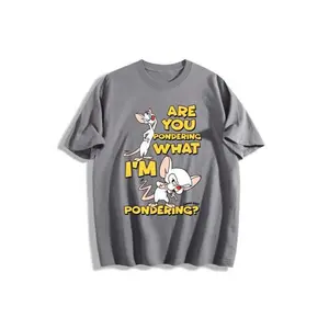 Runaway Brain Shirt: Are You Pondering What I'm Pondering?& What Do You Want Tonight? #RunawayBrainShirt #PinkyAndTheBrain #CartoonTshirt #NostalgiaTee #RetroTshirt  #CartoonLovers