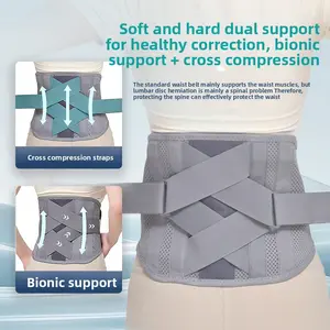 Breathable waist support belt, steel plate waist support belt, fracture rehabilitation and fixation waist support belt, lumbar intervertebral disc protrusion support belt with pressure and compression, waist support brace