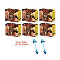 6-Pack Coffee Bundle + 2 Free Spoons